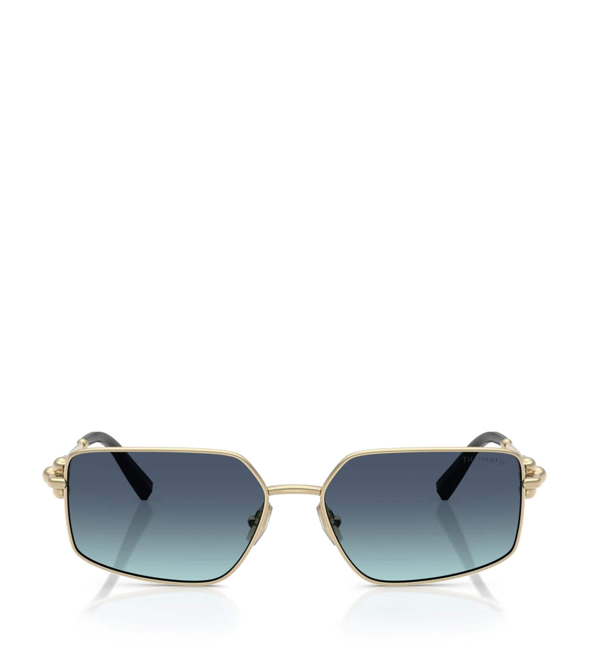 Tiffany & Co. TF3111 metal rectangular sunglasses, imported from the UK