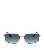 Tiffany & Co. TF3111 metal rectangular sunglasses, imported from the UK