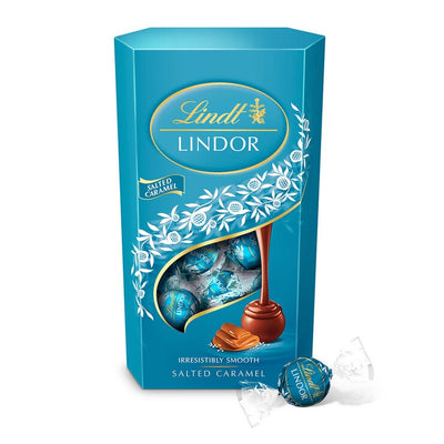 Costco UK Lindt Lindor Salted Caramel Chocolate Truffles 600g- Buy online at McGrocer