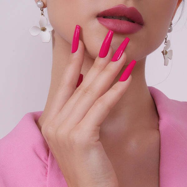 Bluesky gel polish Flamingo Pink 10ml, imported from the UK
