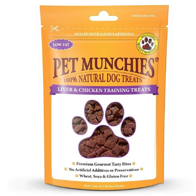 Pet Munchies Liver & Chicken Dog Training Dog Treats   50g