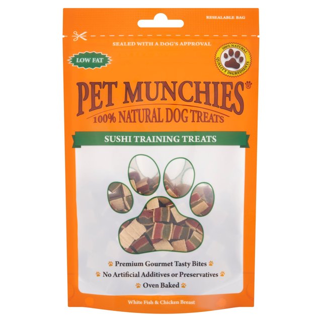 Pet Munchies Sushi Dog Training Dog Treats   50g