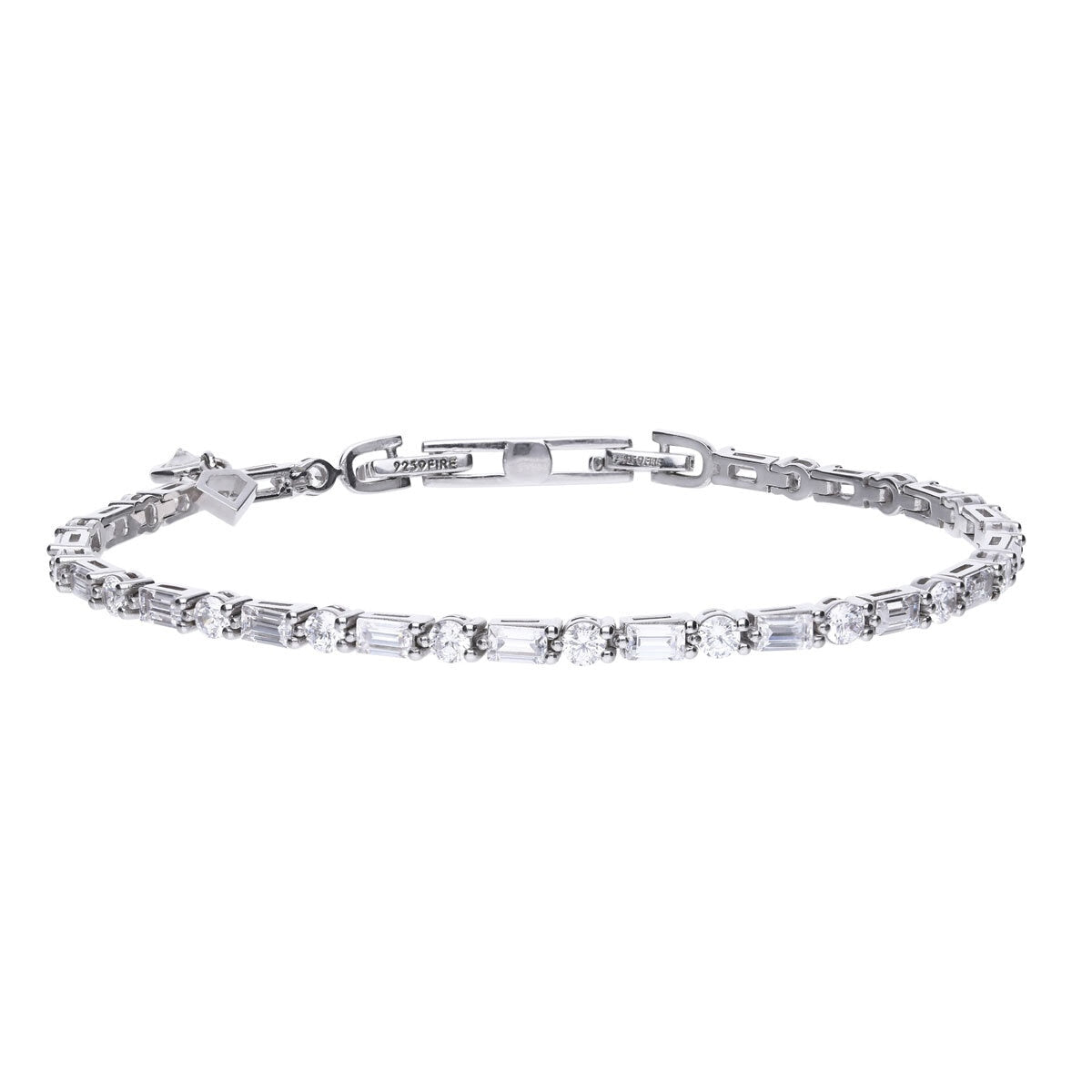 DiamonFire sterling silver cubic zirconia bracelet, UK version