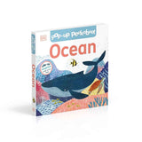 DK Pop-Up Peekaboo board book with Ocean, Rainforest and Garden themes (British brand)