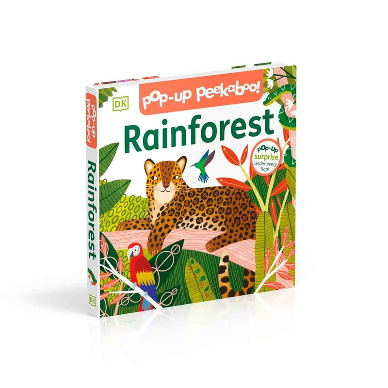 DK Pop-Up Peekaboo board book with Ocean, Rainforest and Garden themes (British brand)