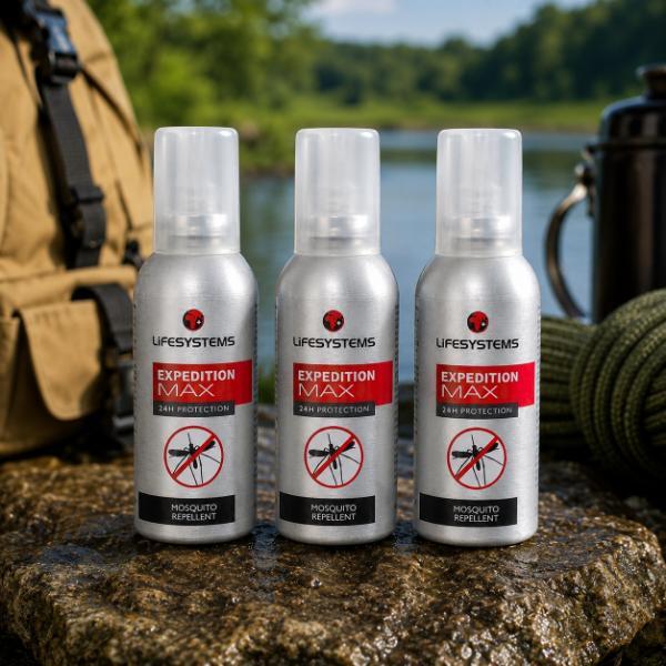 Lifesystems Mosquito Repellent Trio Pack 3x100ml, UK version