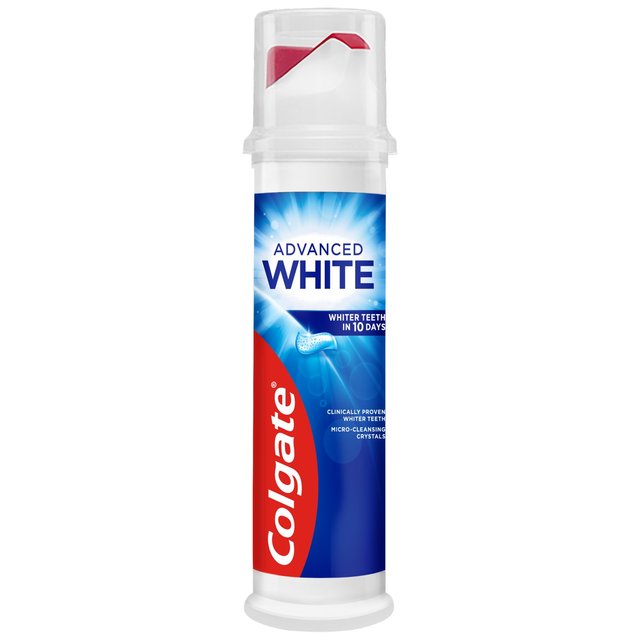 Colgate Advanced White Whitening Toothpaste Pump   100ml GOODS M&S   