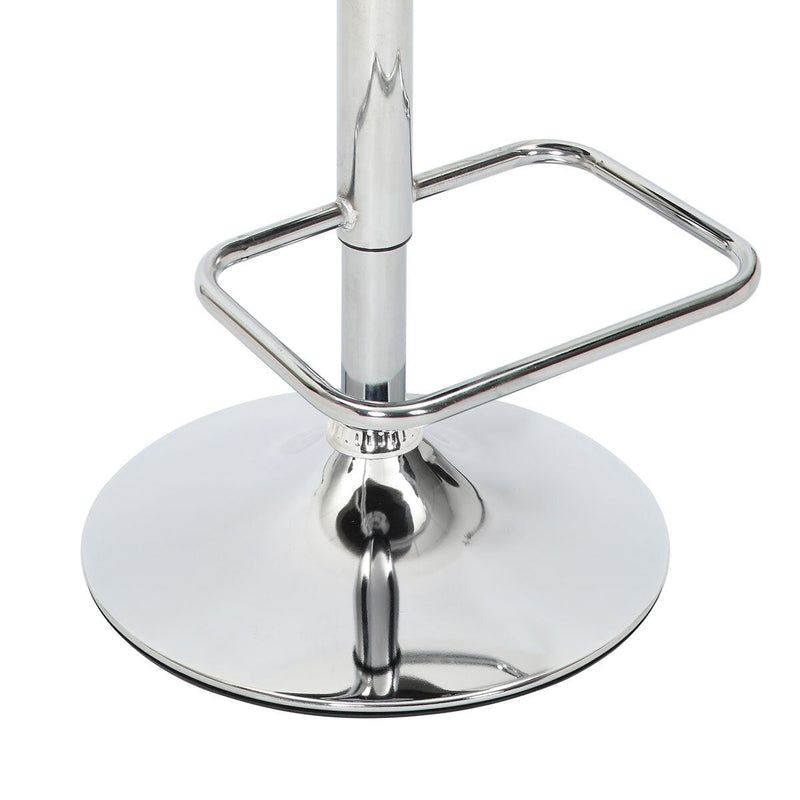 Shankar Cortez bar stool light grey faux leather 2 pack (British brand)