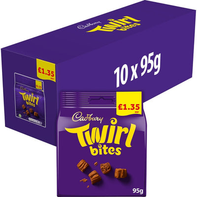Costco UK Cadbury Twirl Bites PMP 135 10 x 95 g- Kjøp online på McGrocer