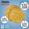 Diablo sugar free vanilla sandwich cookies cocoa cream 176g, UK version