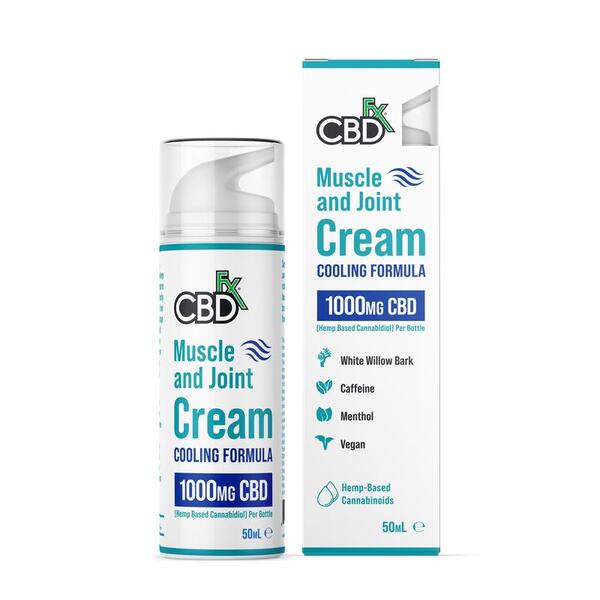 CBDfx Muscle and Joint Cooling Cream - 1000mg CBD GOODS Superdrug   