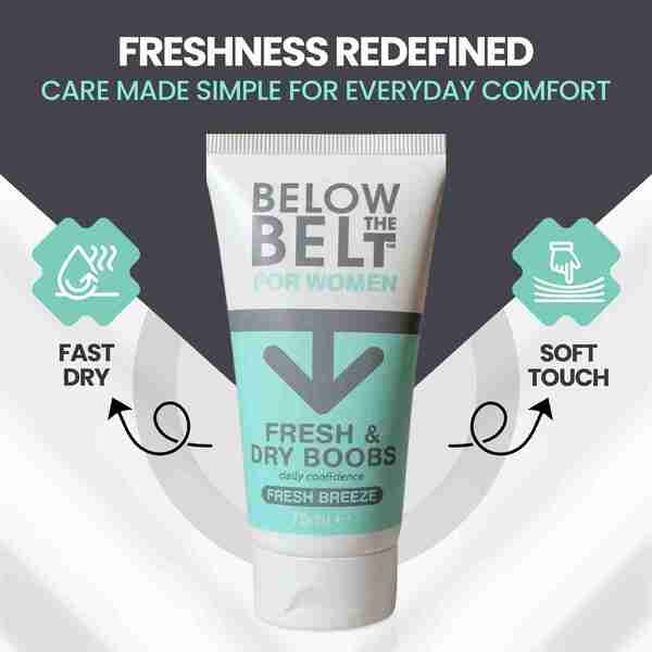 Below the Belt anti-sweat cream 75ml DUO - British product