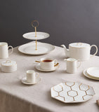 Wedgwood Gold-Trim Gio soup bowl 20cm (British brand)