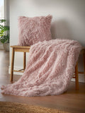 Catherine Lansfield pink so soft cuddly cushion, UK version