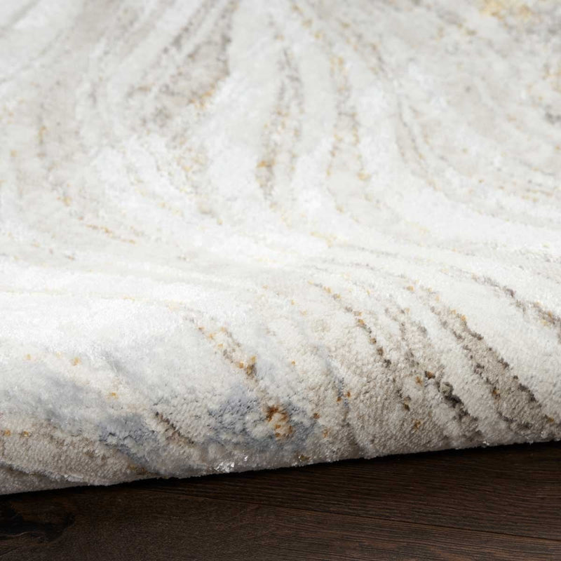 Nourison Glitz Gold Marble Runner rug 69 x 229 cm, UK version