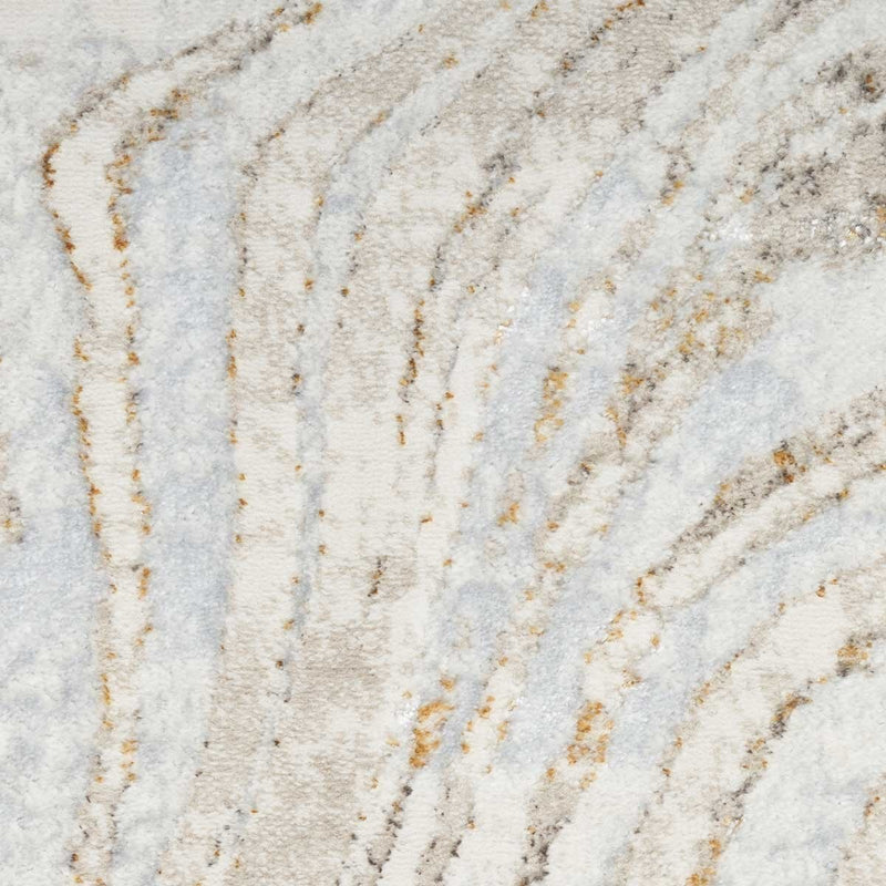 Nourison Glitz Gold Marble Runner rug 69 x 229 cm, UK version
