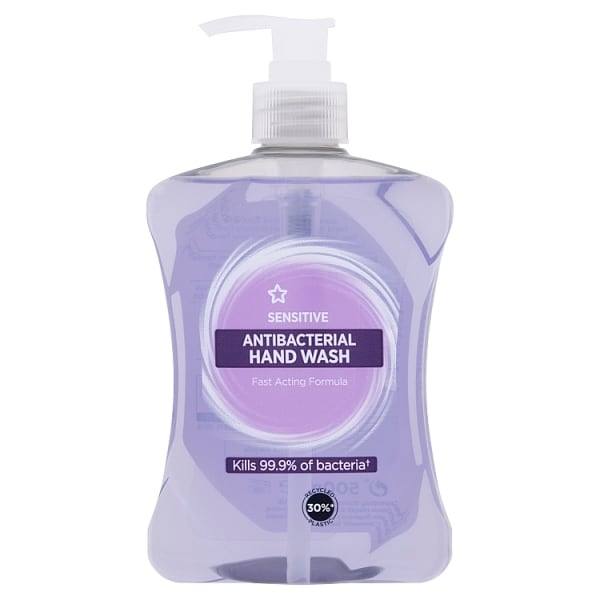 Superdrug Sensitive Antibacterial Wash 500ml GOODS Superdrug   