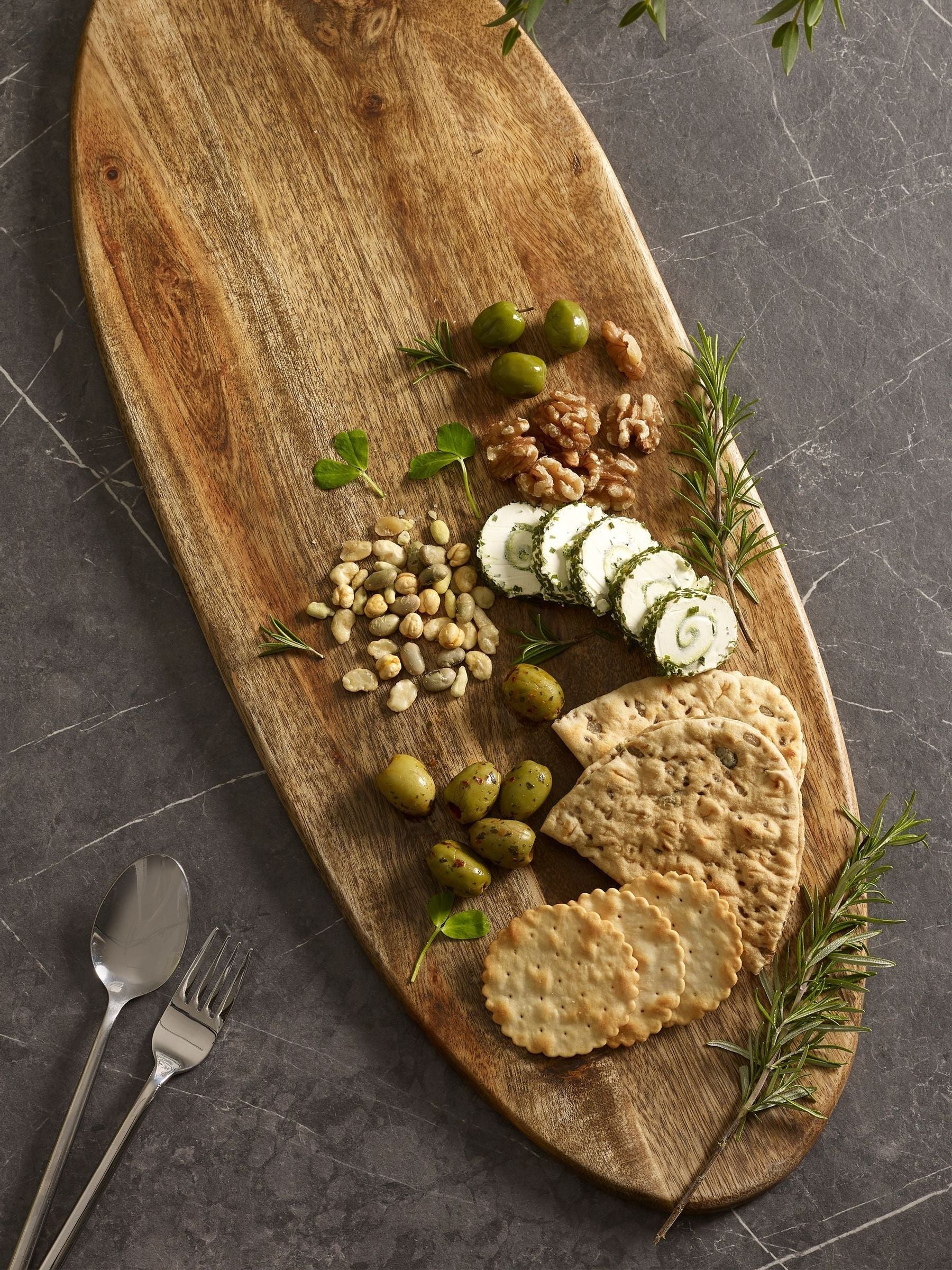Natural Zaya Mango Wood Large Serving Board