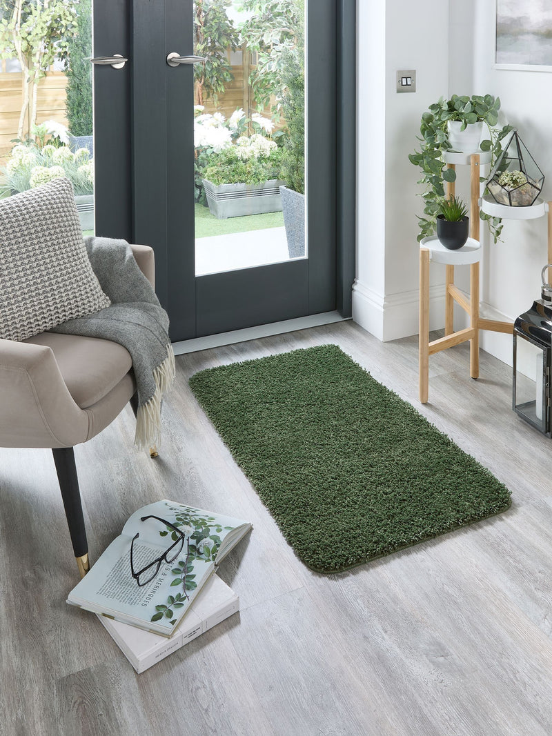 My Rug Forest Green Shaggy Rug