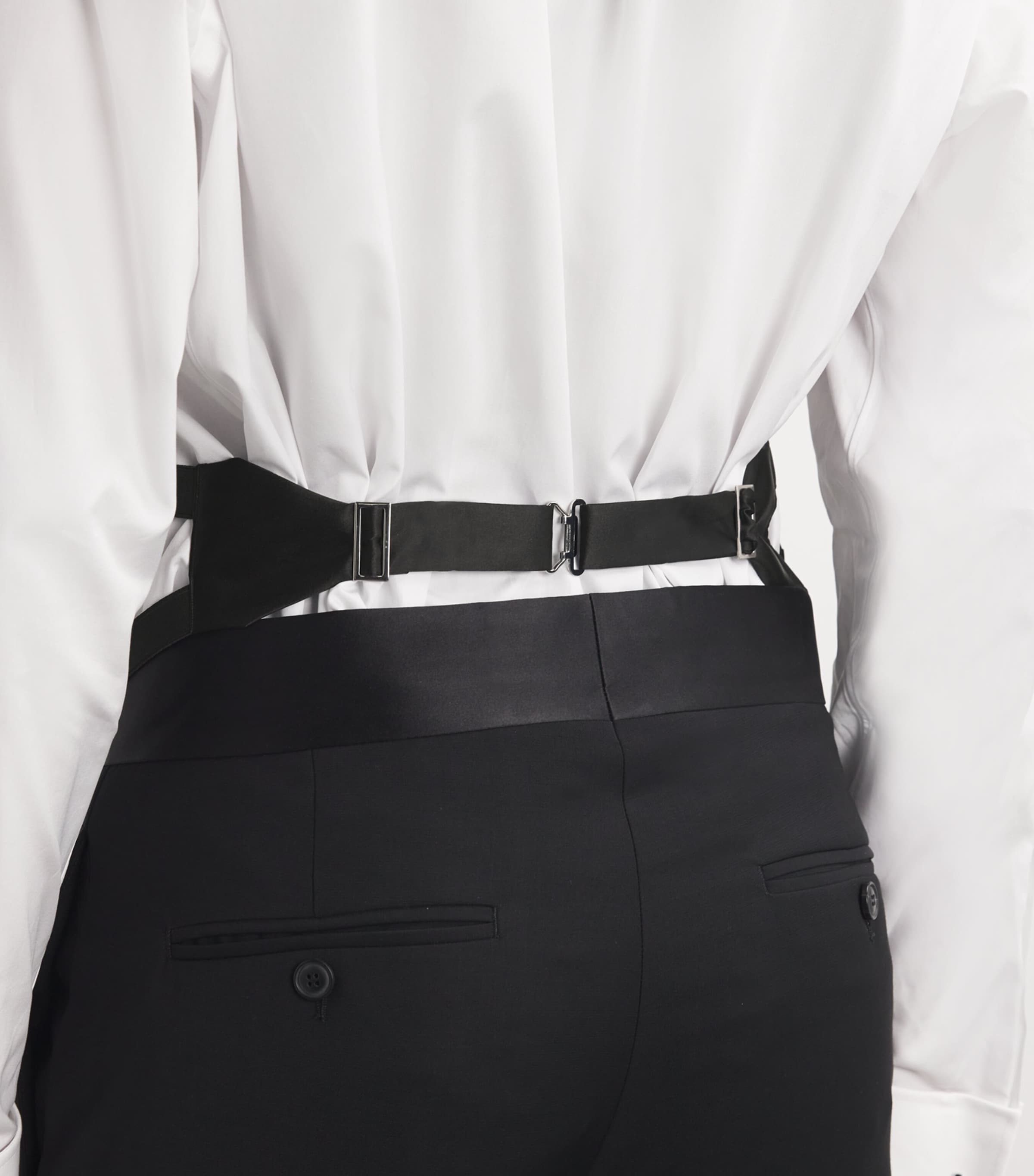 Giorgio Armani silk cummerbund, imported from the UK