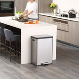 EKO Ecocasa II recycling bin 40L stainless steel, UK version