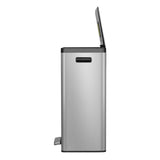 EKO Ecocasa II recycling bin 40L stainless steel, UK version