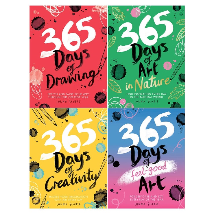 Lorna Scobie 365 Days art journal flexiback (British brand)
