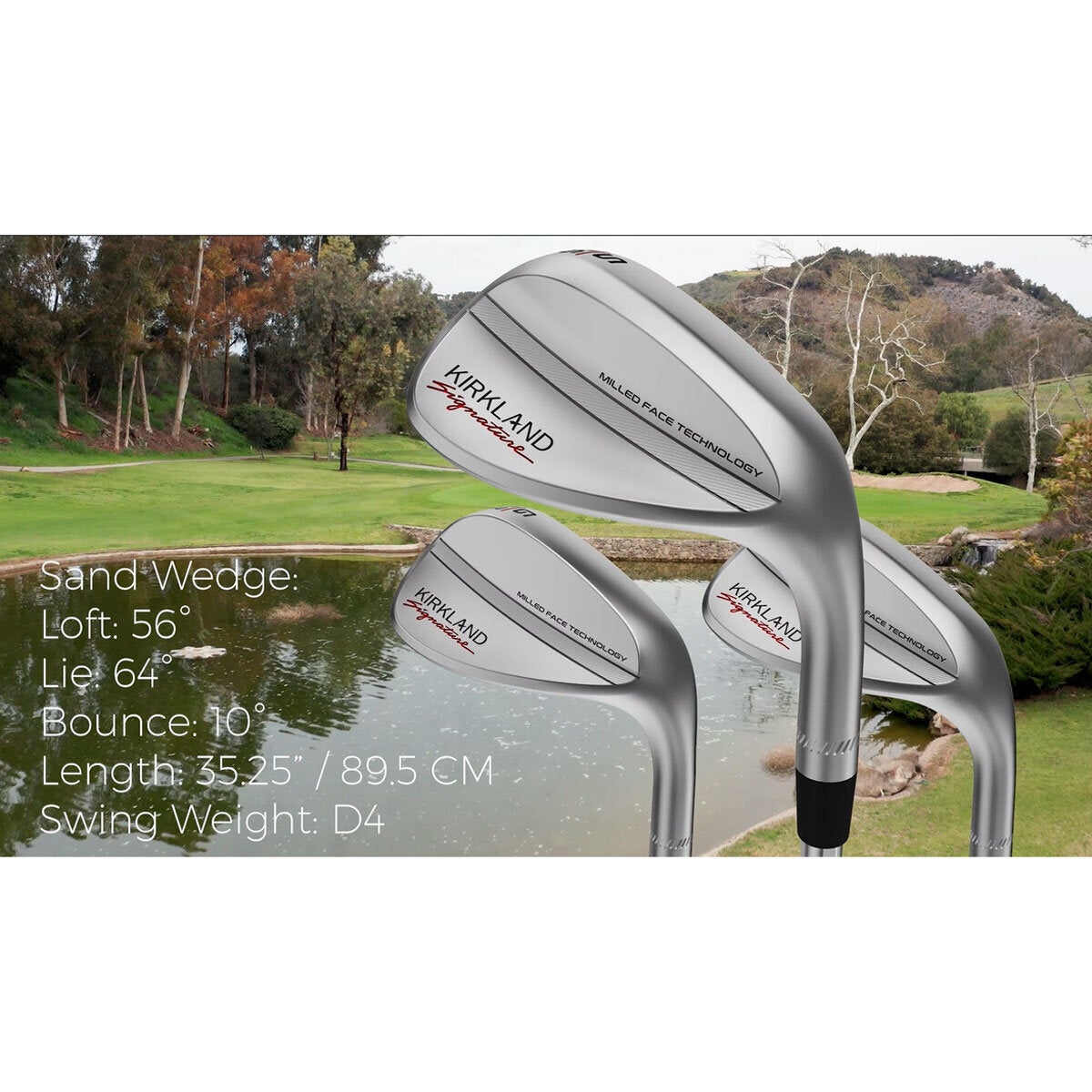 Kirkland Signature 3-piece golf wedge set, UK version