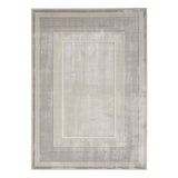 Nourison silver border area rug 239x300cm, imported from the UK