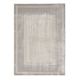 Nourison silver border area rug 239x300cm, imported from the UK