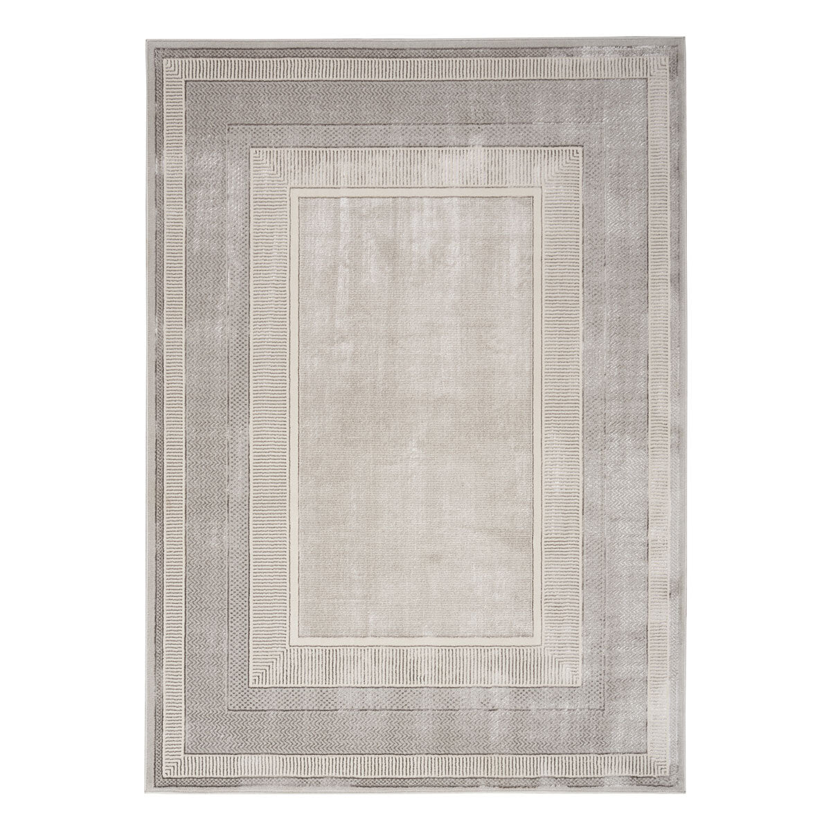 Nourison area rug silver border 180 x 120 cm - British product