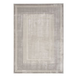 Nourison silver border area rug 239x300cm, imported from the UK