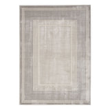 Nourison silver border area rug 160 x 220 cm, imported from the UK