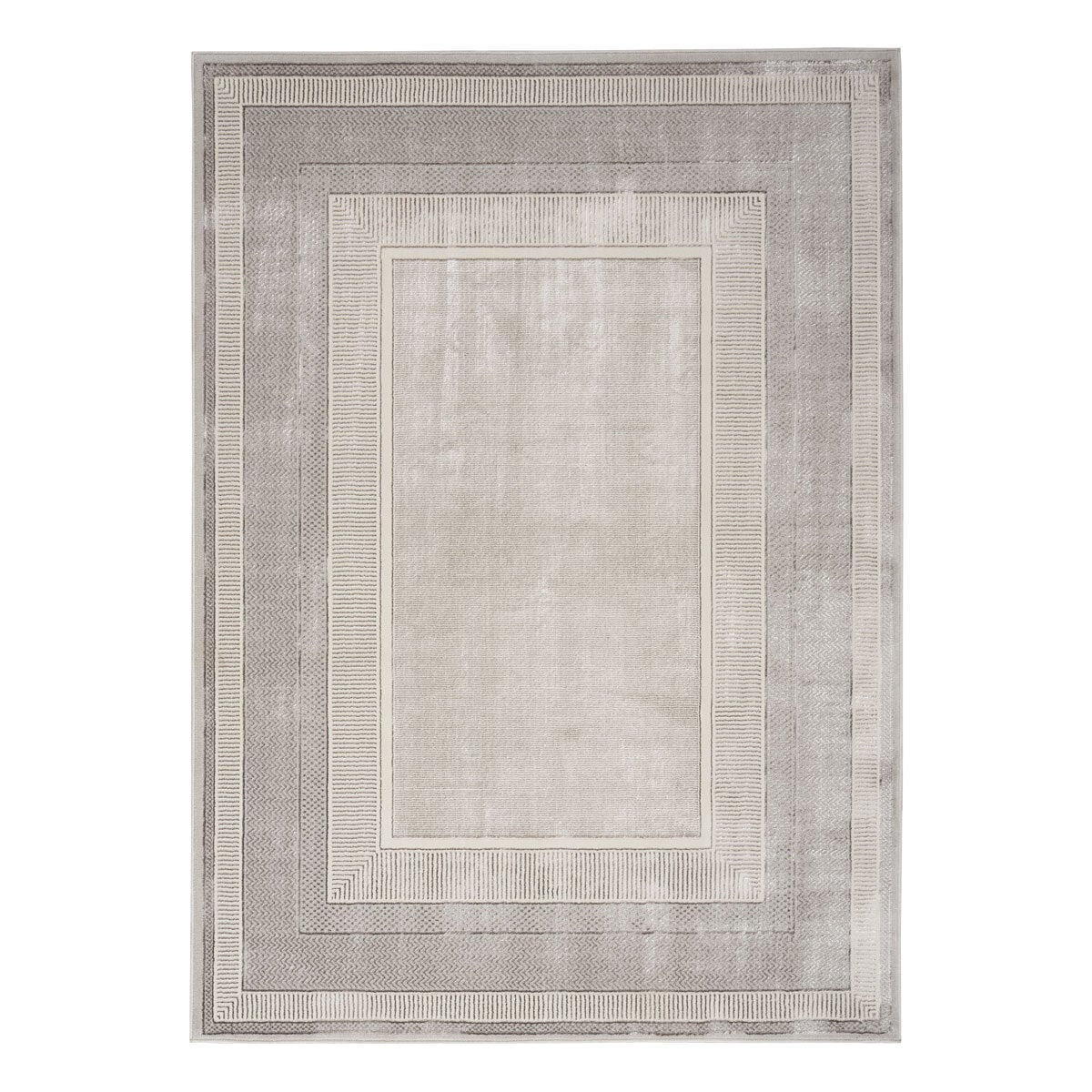 Nourison area rug silver border 180 x 120 cm - British product