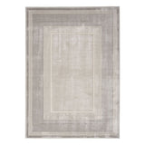 Glitz Silver Border Rug in 3 Sizes GOODS Costco UK