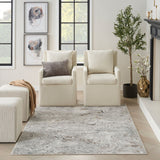 Glitz Grey Space Area Rug in 3 Sizes GOODS Costco UK