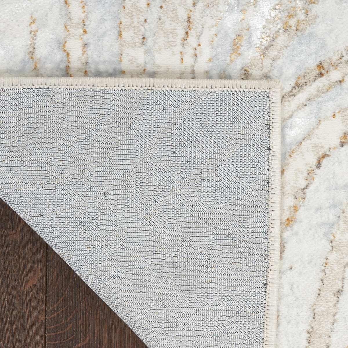 Nourison Glitz Gold Marble area rug 239x300 cm, imported from the UK