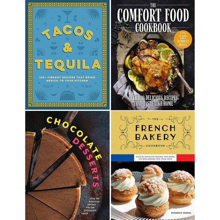 Cider Mill Press hardback cookbook with four cuisine options (British brand)