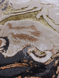 Asiatic Rugs Gold Aurora high shine rug (British brand)