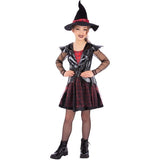 Smiffys Girls Punk Witch Costume Set (British brand)