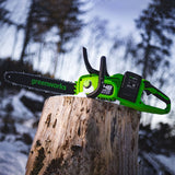 Greenworks 48V cordless chainsaw 36cm bar (British brand)
