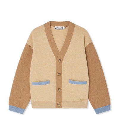 Bonpoint Edouard Baumwoll-Kaschmir-Kinderstrickjacke 10-14 Jahre