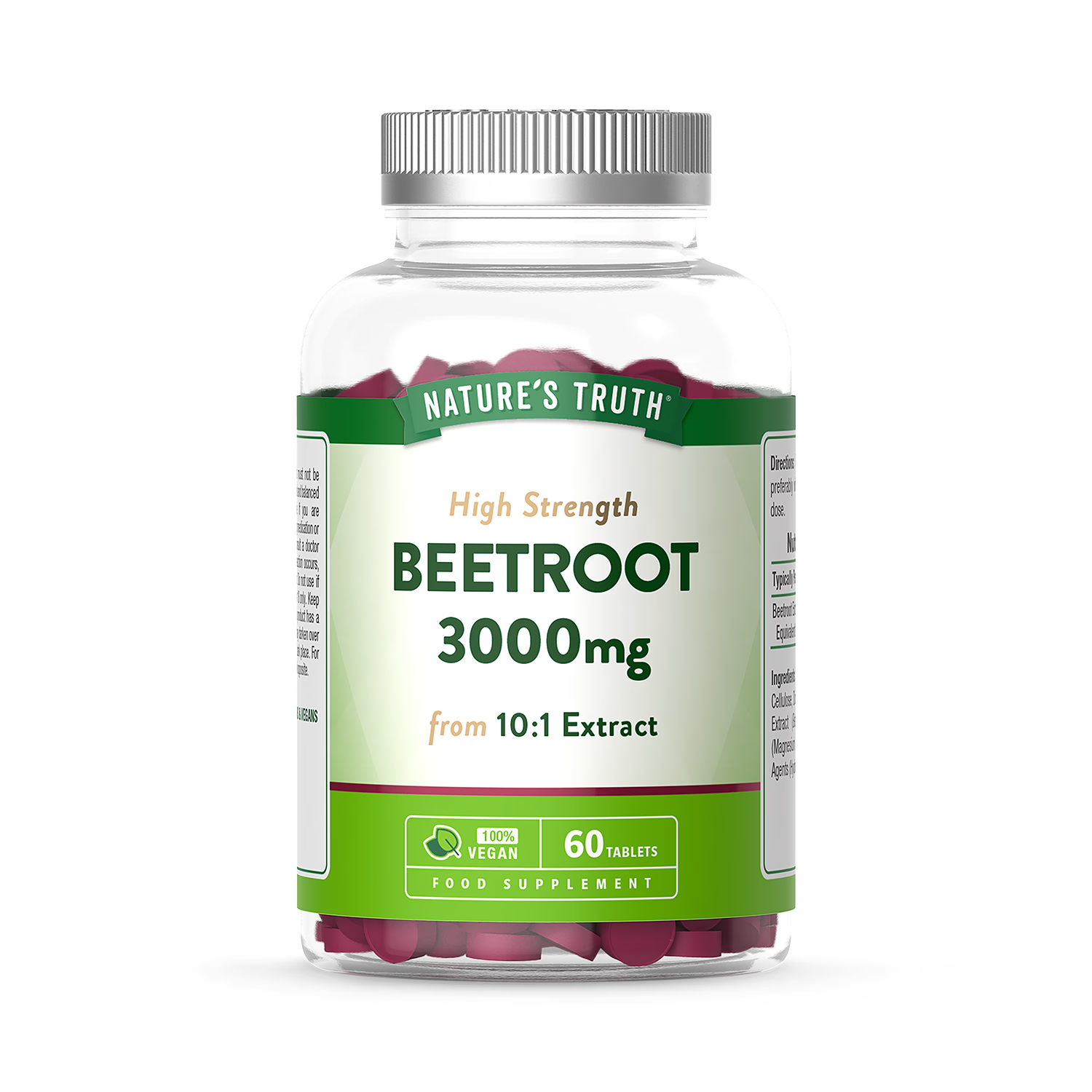 Nature's Truth beetroot extract 3000mg 60 tablets - British product