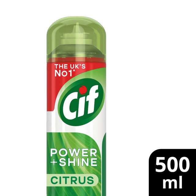 Cif Power & Shine Mousse Bathroom Cleaner Citrus    500ml GOODS M&S   