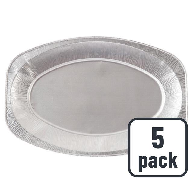 Large Aluminium Oven-Safe Buffet Platters   5 per pack