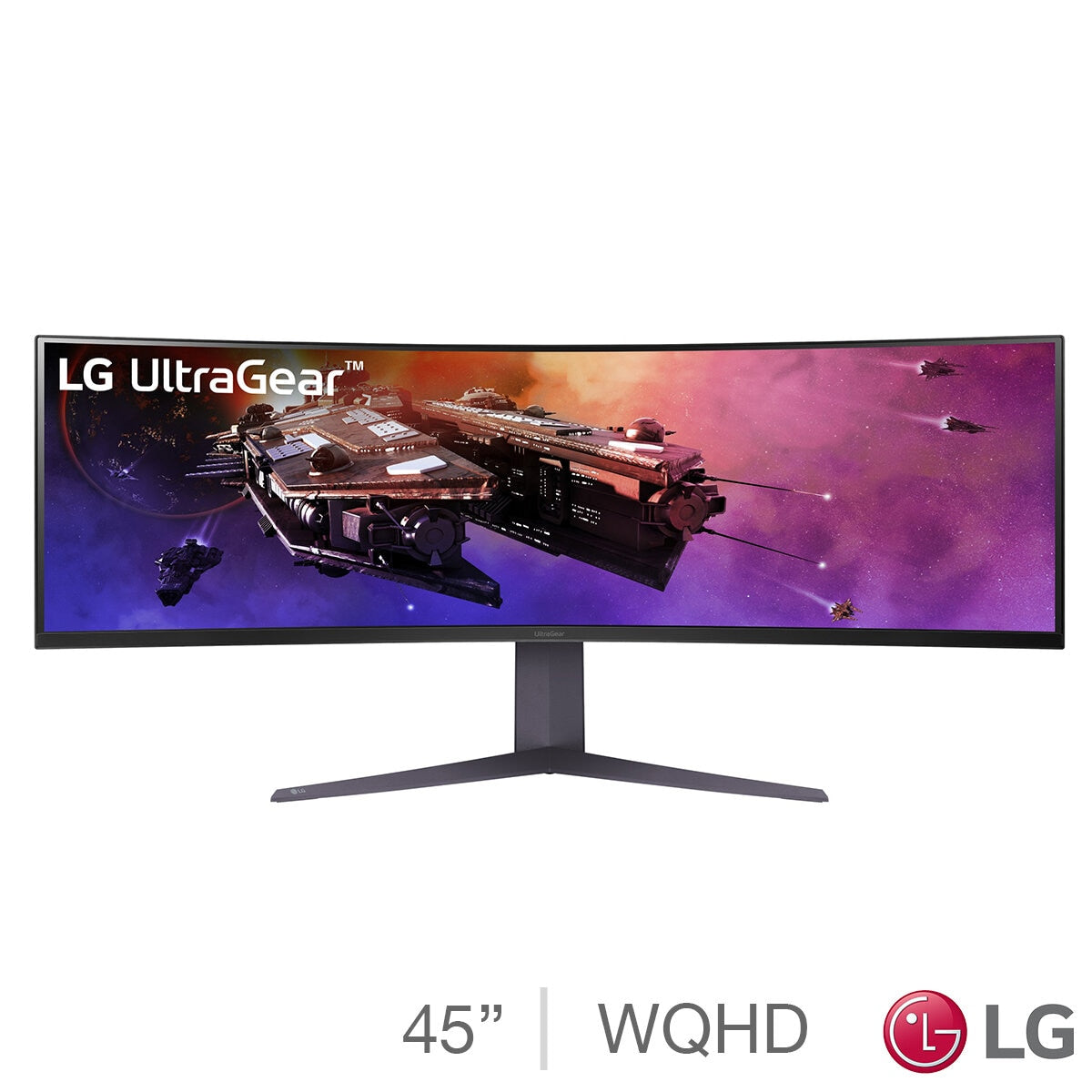 LG UltraGear 45 Inch Dual QHD 200Hz VA Curved Gaming Monitor, 45GR75DC-B GOODS Costco UK