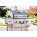 Nexgrill Revelry 4 Burner Stainless Steel Gas BBQ + Gourmet Plus Griddle + Cover GOODS Costco UK