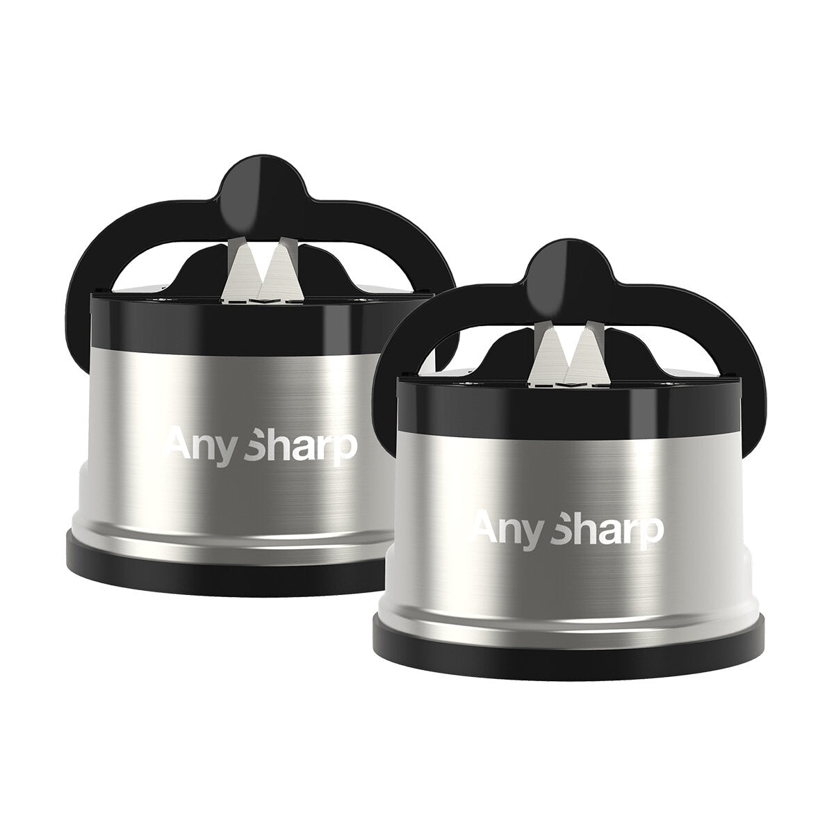 Anysharp Pro Metal Knife Sharpener with Suction, 2 Pack in 3 Colours - British product