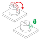 Anysharp Pro Metal Knife Sharpener with Suction, 2 Pack in 3 Colours - British product