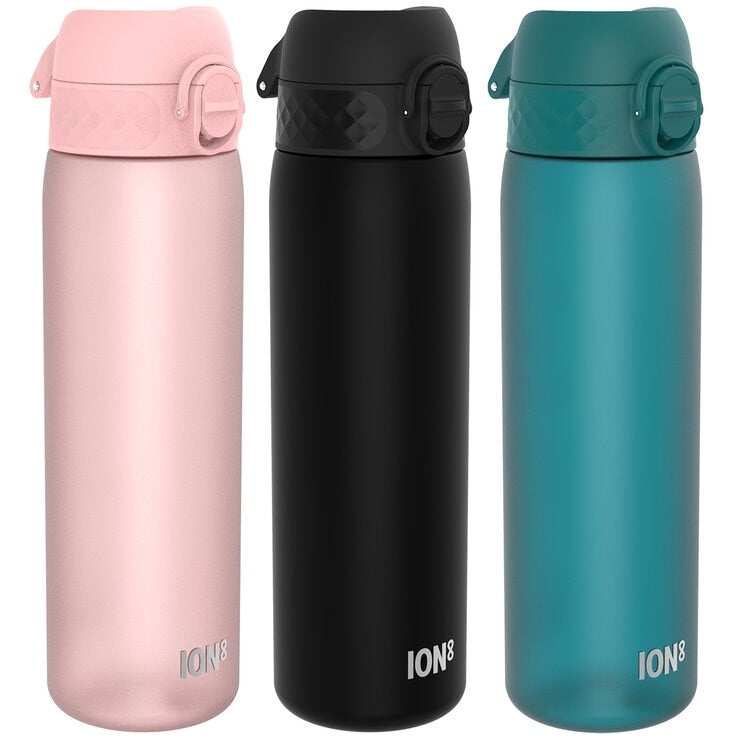 Ion8 Recyclon leakproof 500ml water bottle 3 pack (British brand)